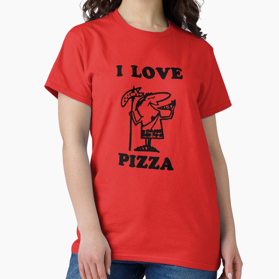 I LOVE PIZZA  Vintage Retro by teenagedust
