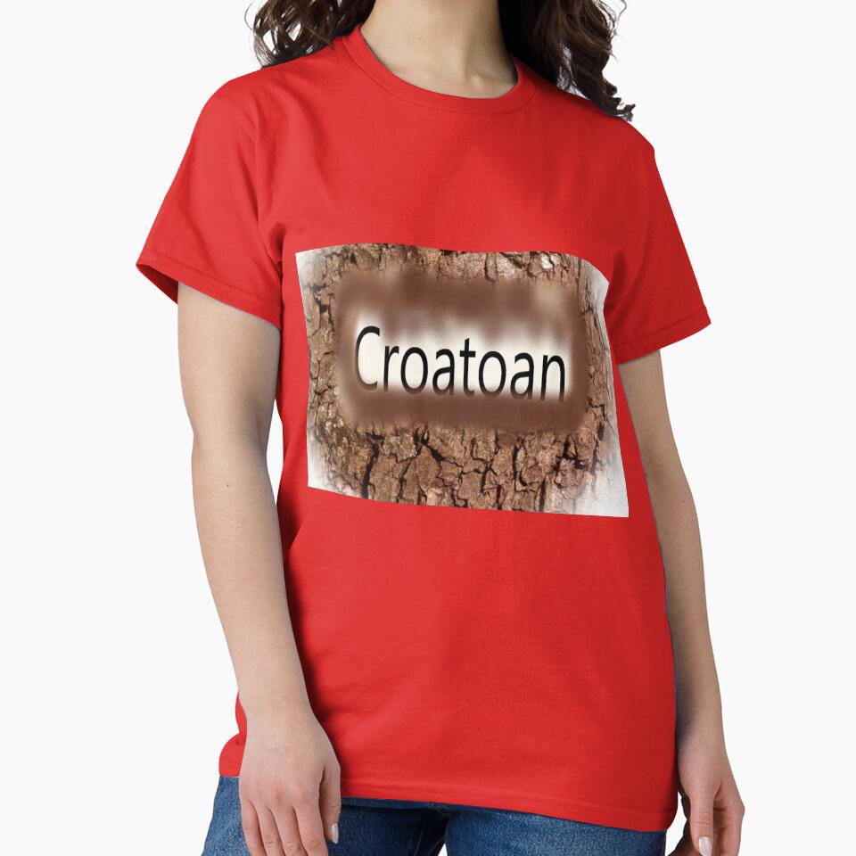 Croatoan Native American Roanoke Island History Mystery Christmas Gift by PLarDesigns