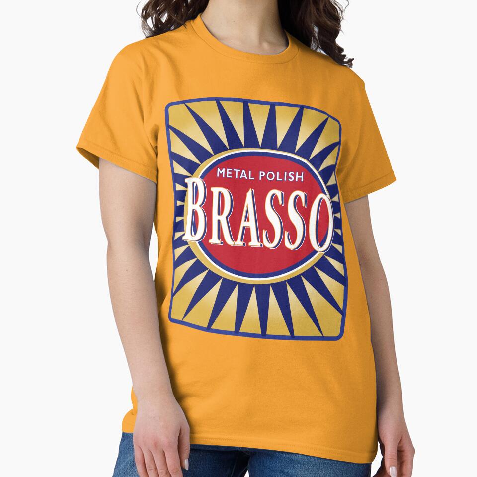 Brasso Polish retro Label by ASKEW GRAPHICS