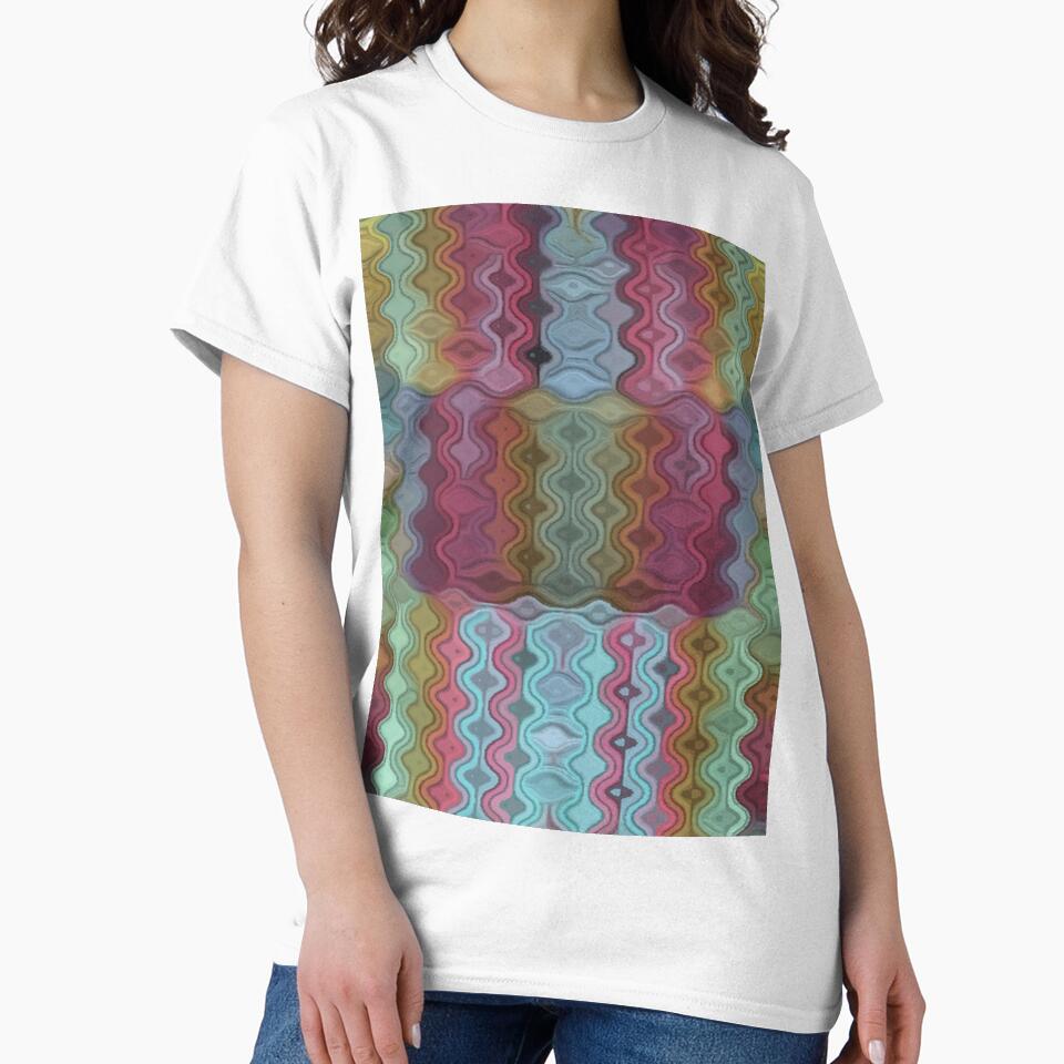 PASTEL CROCHET STYLE MULTICOLOR STRIPESAND RECTANGLES BY OZCUSHIONSTOO -THE WAITING COLLECTION by ozcushionstoo
