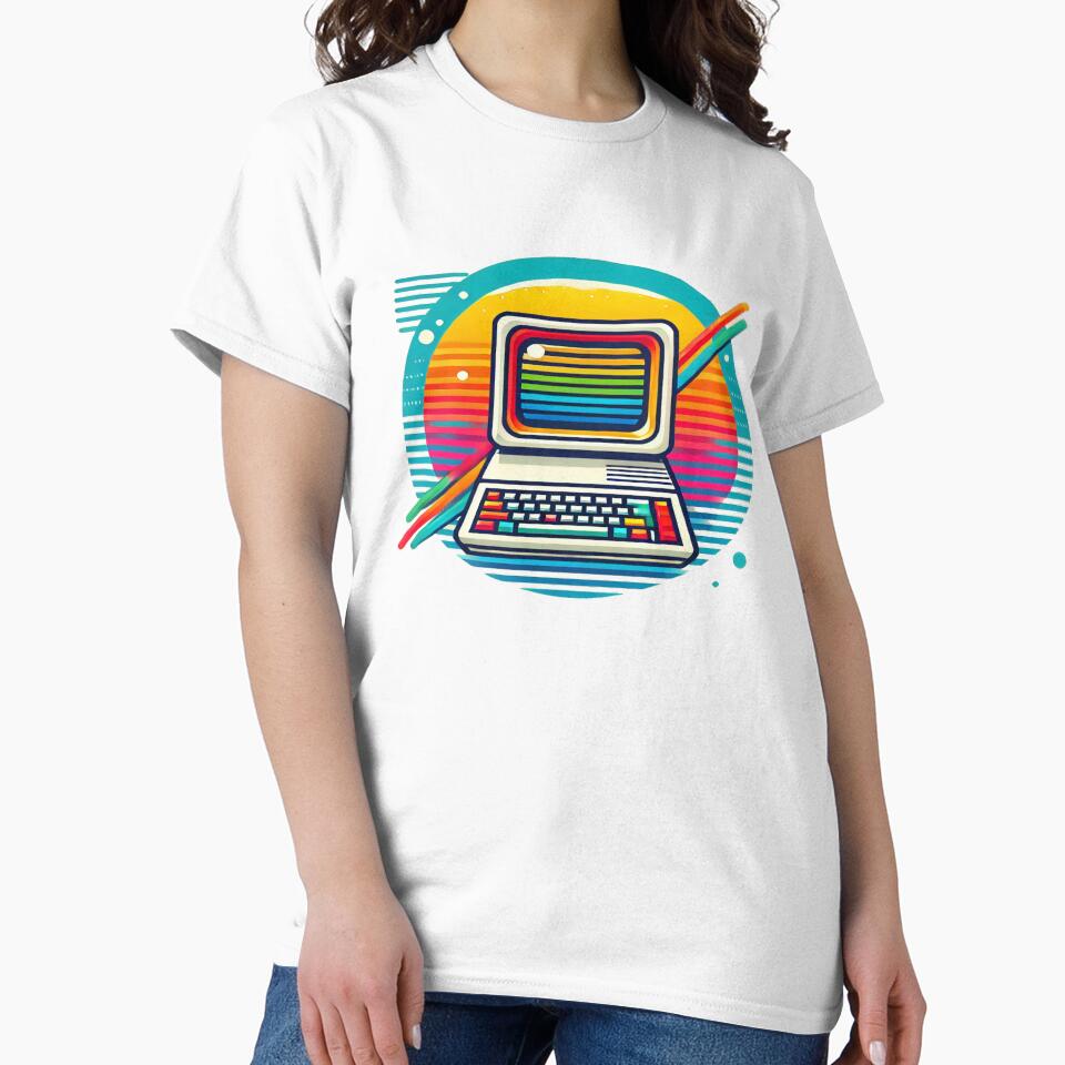 Vintage 80s Computer by Genady
