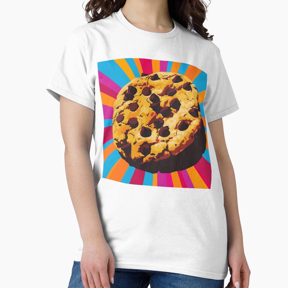Chocolate Chip Cookie Pop Art 10 by AstroRisq