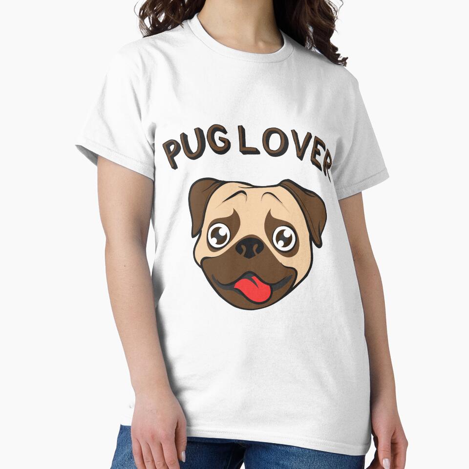 Pug Lover - Gift for Dog Lover by bubblefuntees