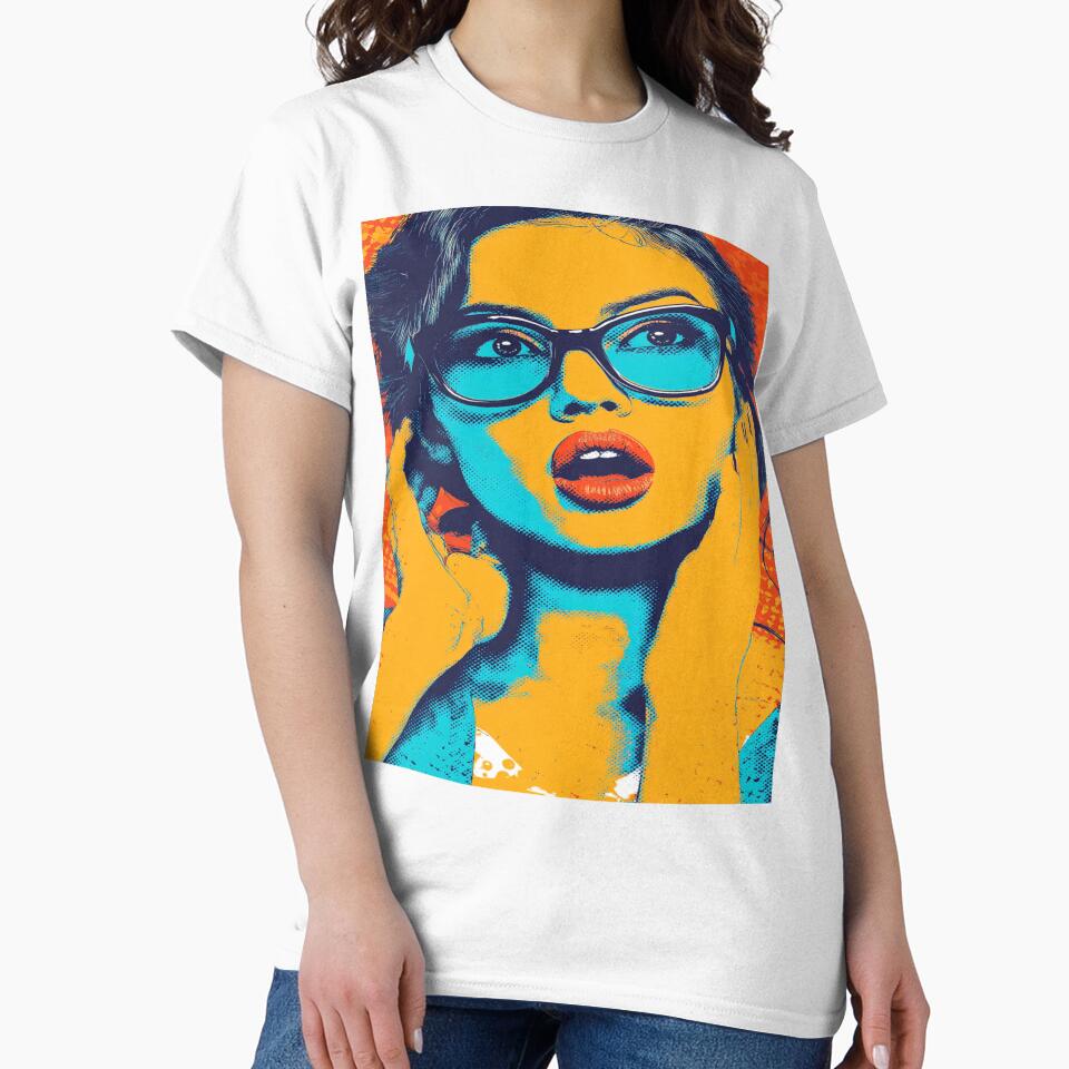 Pop Art Girl, Wall Art by NicolasGlowArt