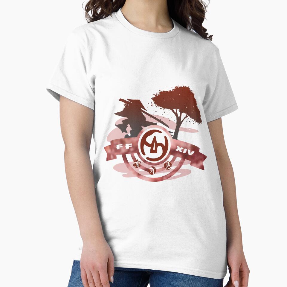 FFXIV Samurai - Midare Setsugekka (Red & Grey) by Hyulia