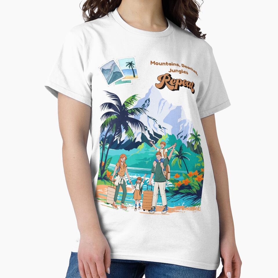 Mountains beaches jungles repeat by CheerYoBu