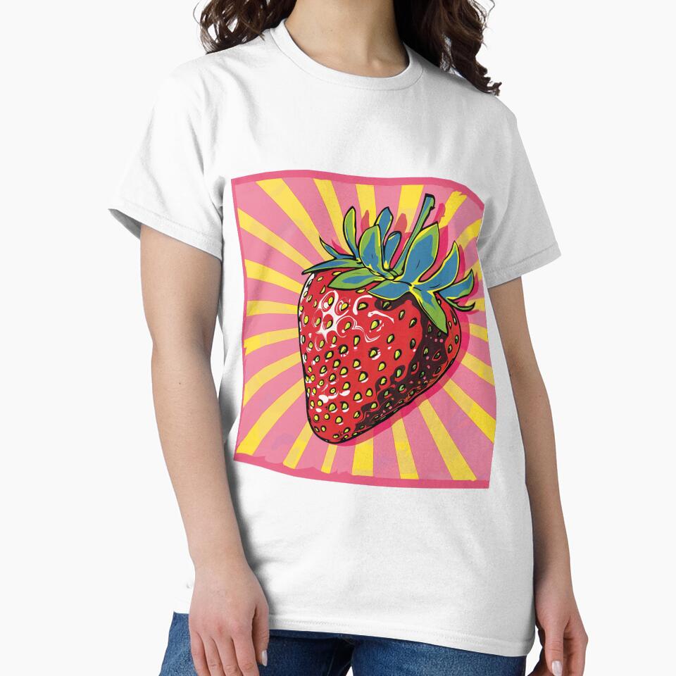 Strawberry Pop Art 4 by AstroRisq