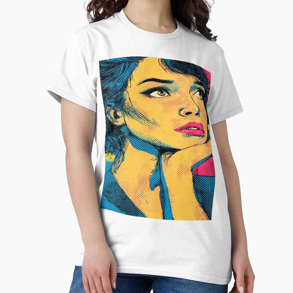 Colorful Woman, Wall Art by NicolasGlowArt