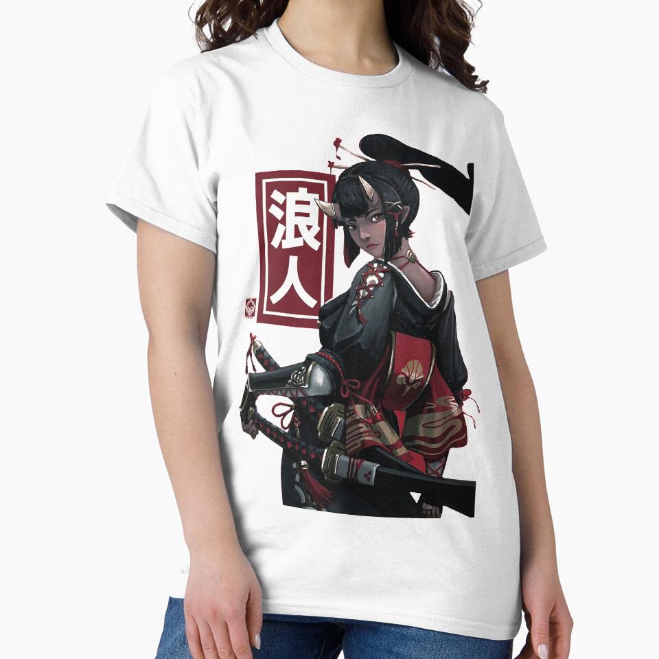 Japanese Ninja Geisha Samurai Girl by OWLvision33