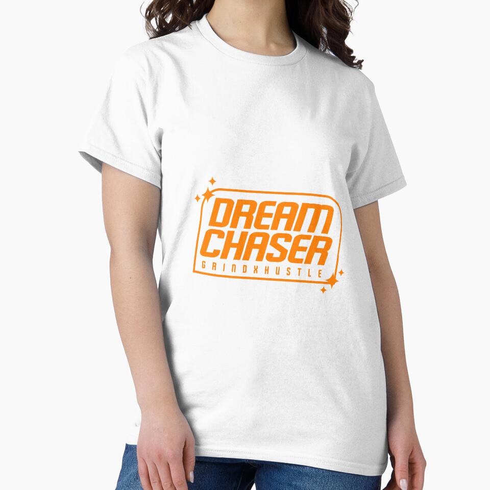 Dream Chaser Retro Y2K Badge – Grind X Hustle Streetwear Graphic by VinMerch