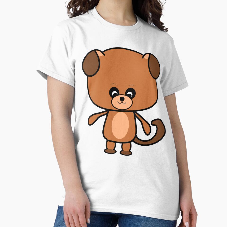Cute Kawaii Brown Puppy Dog by lovelyandcute