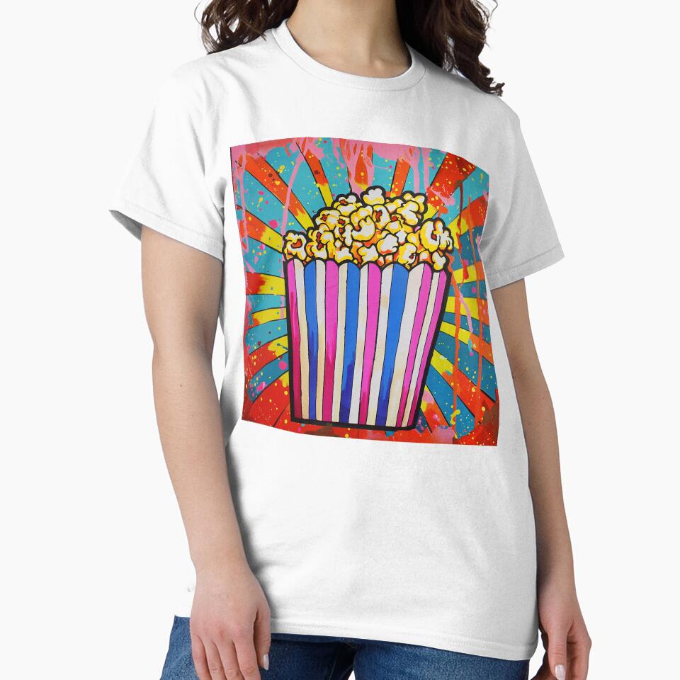 Movie Popcorn Pop Art 7 by AstroRisq