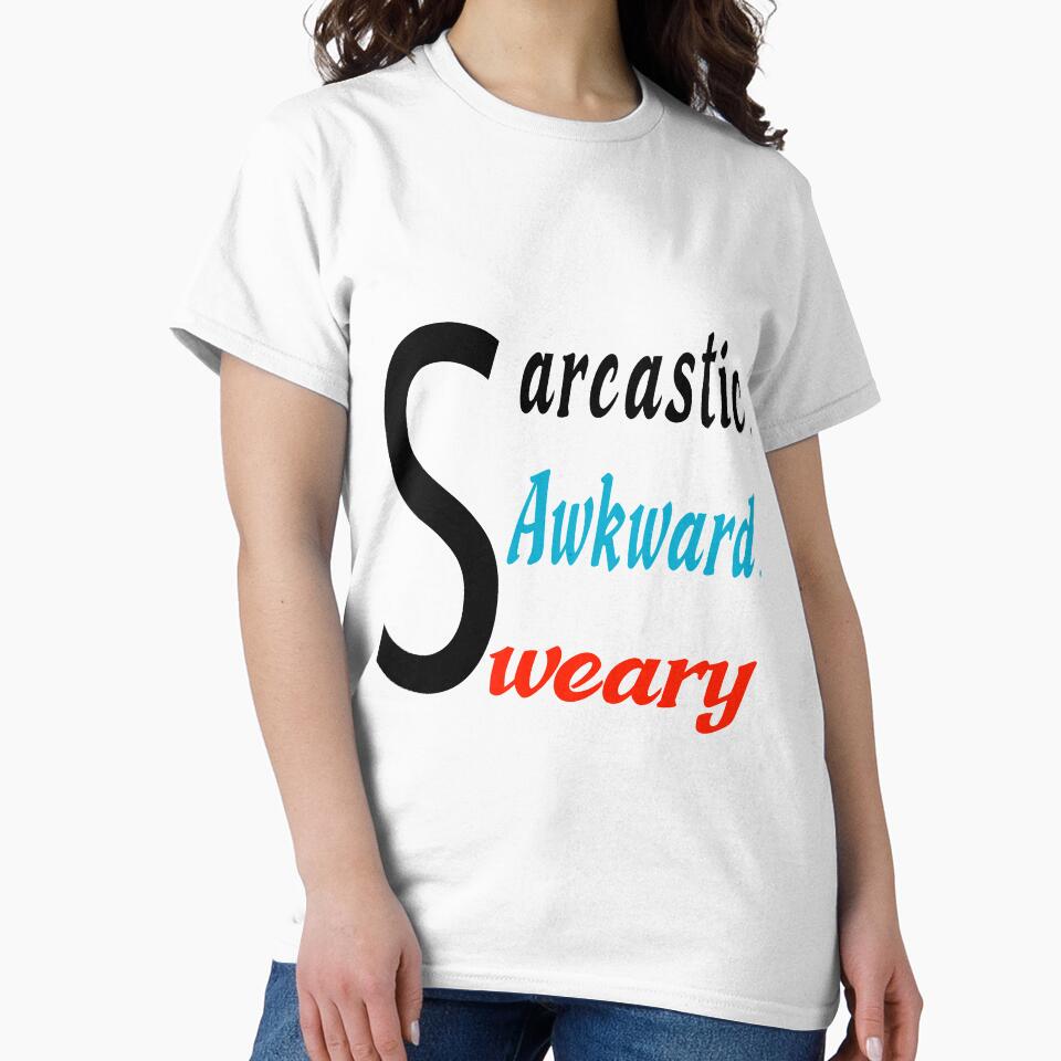 Sarcastic. Awkward. Sweary. gift for mom gift for dad by darishoping