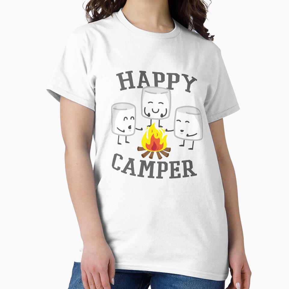 Happy Camper Marshmallows Design by upstartgear