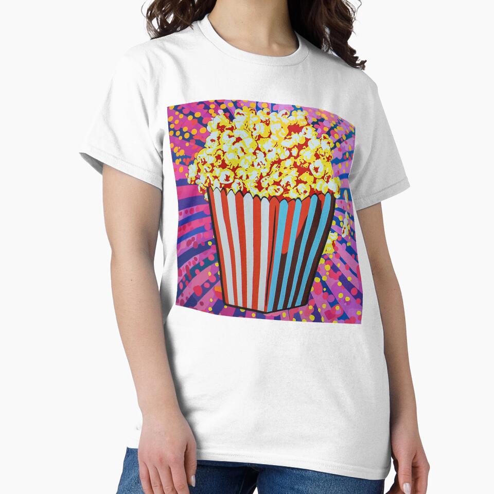 Movie Popcorn Pop Art 4 by AstroRisq