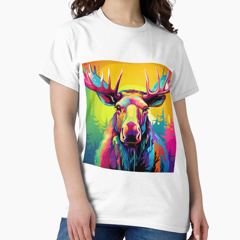 Moose Pop Art 2 by AstroRisq
