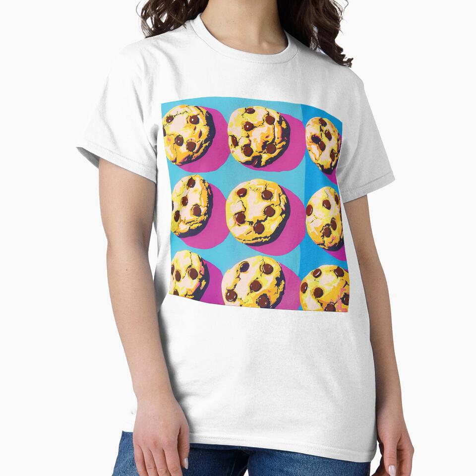 Chocolate Chip Cookies Pop Art 6 by AstroRisq