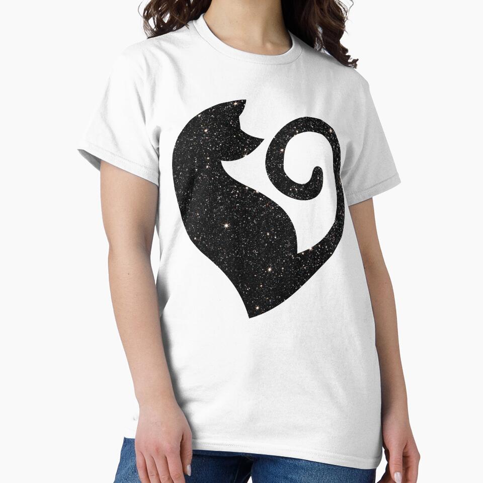 Glittery Black Cat Love by RakelMacc