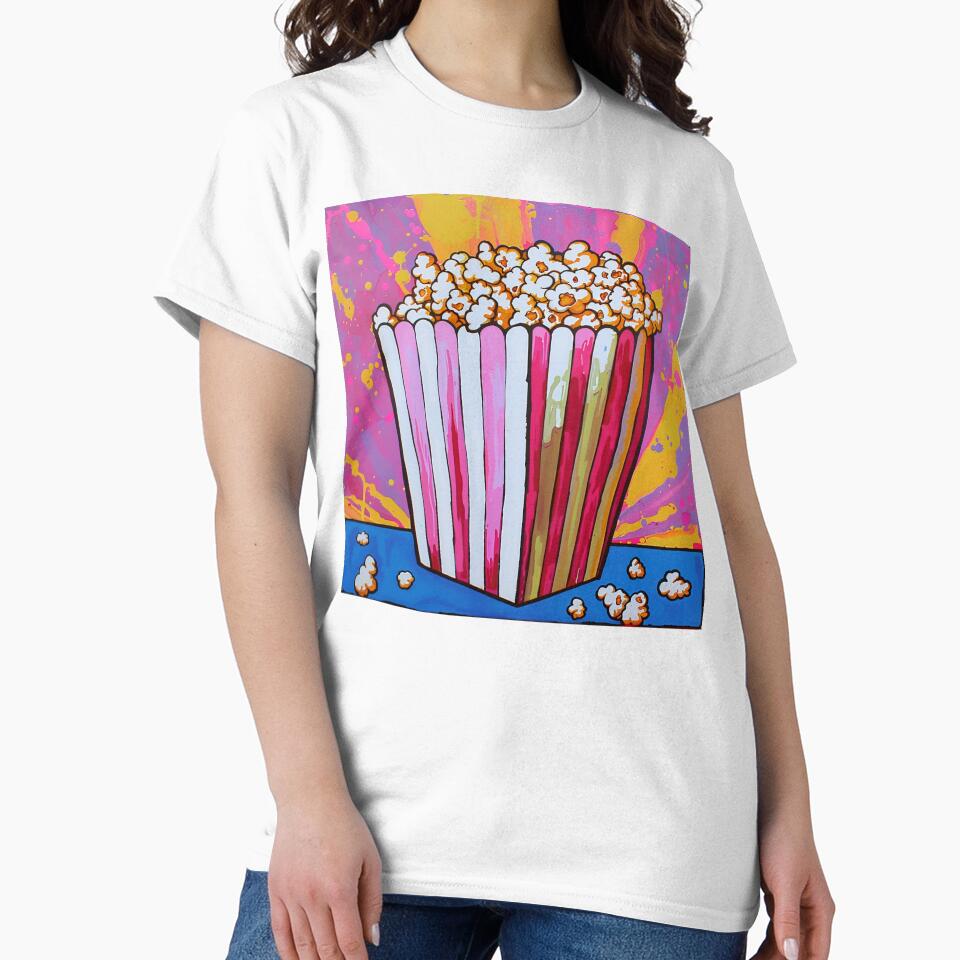 Movie Popcorn Pop Art 8 by AstroRisq