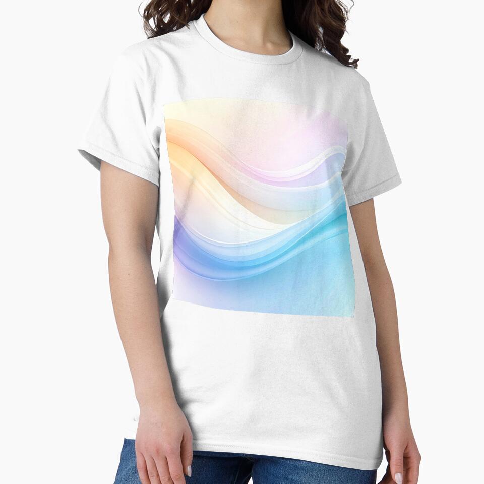 Soft Flowing Waves by ArtFactoryAI