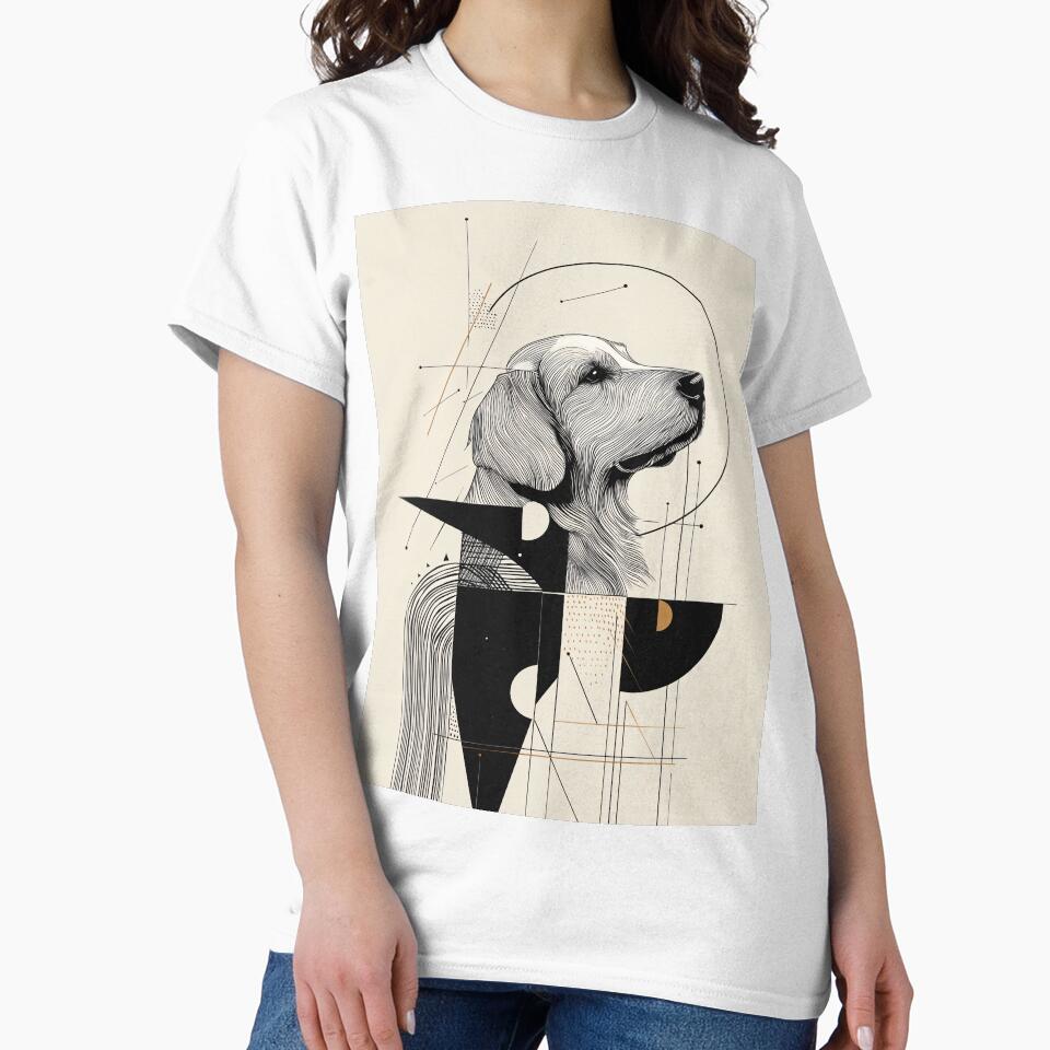 Geometric Golden Retriever by lautir