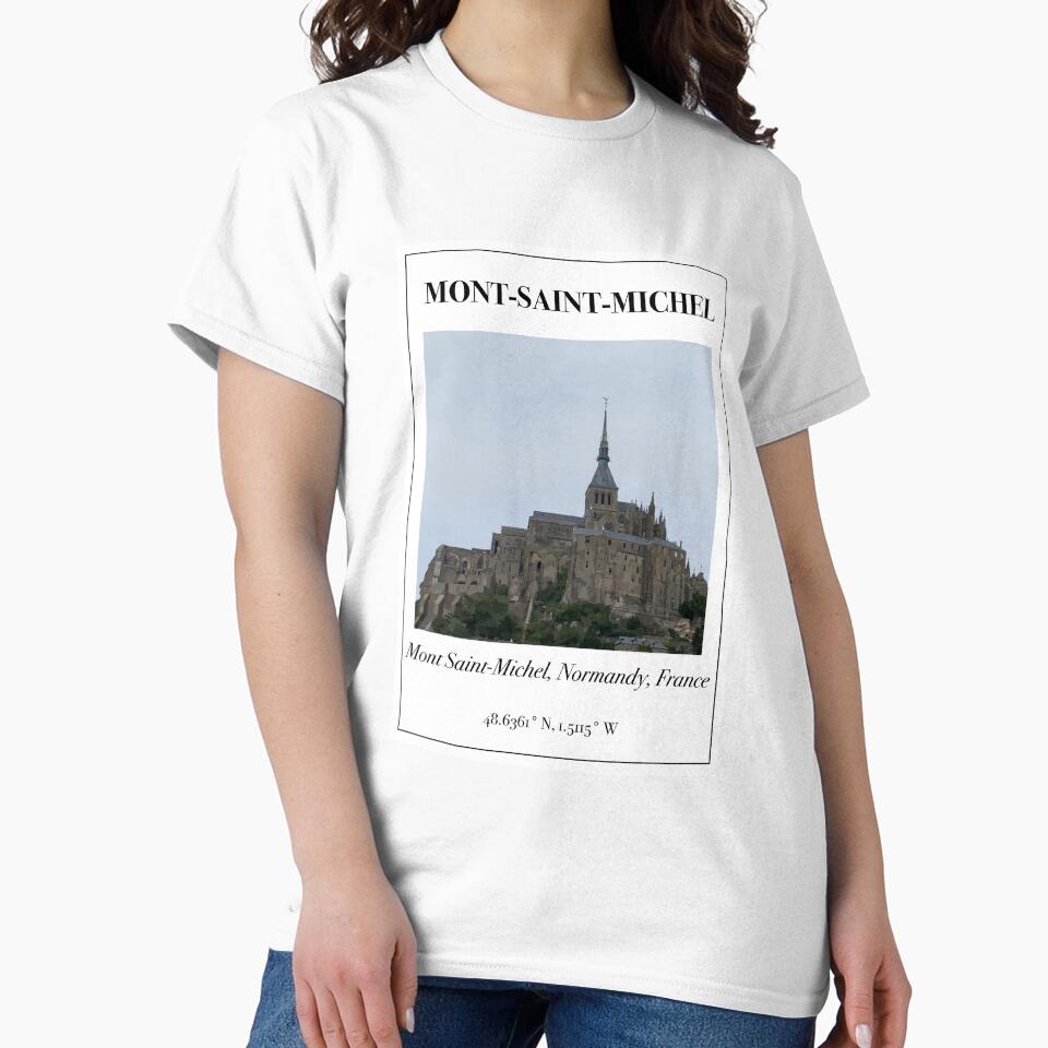 Mont Saint Michel France travel poster by ScoutsArt16