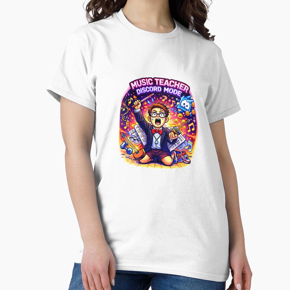 Y2K Music Teacher Sticker - Discord Chaos Funny by OrikuStudio