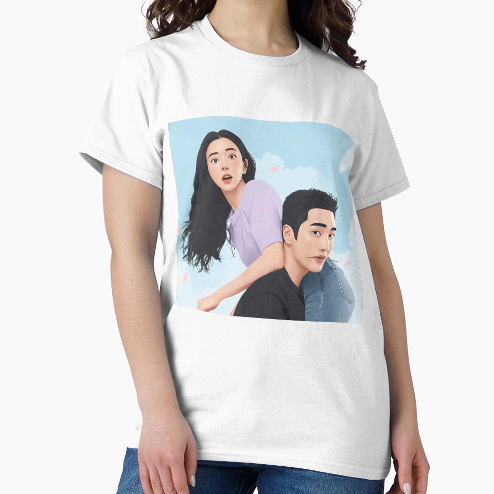 Seon Jaekyu & Yoon Bom Spring Fever K-Drama Fanart | Romantic Vector Illustration by Fandom Universe