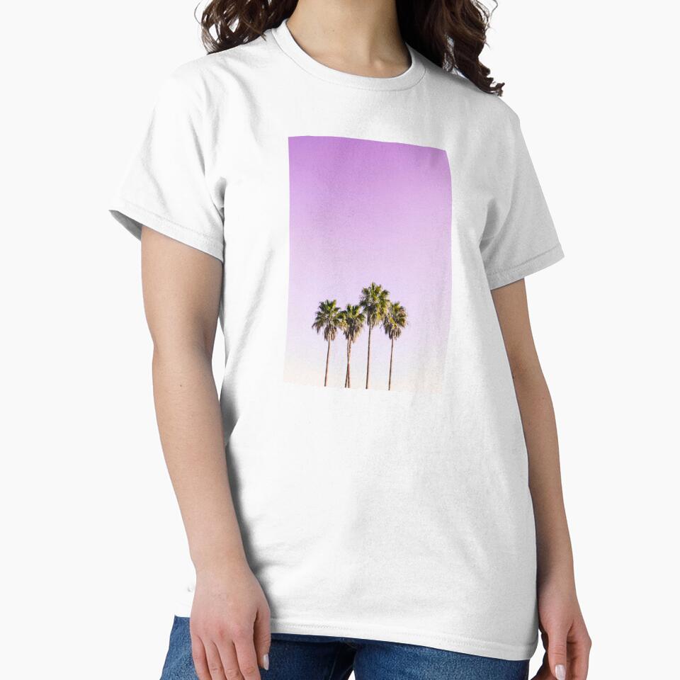 Cotton Candy Skies & Palm Trees, Paradise, Vacation, Vacay, Gradient, by GionaSophia