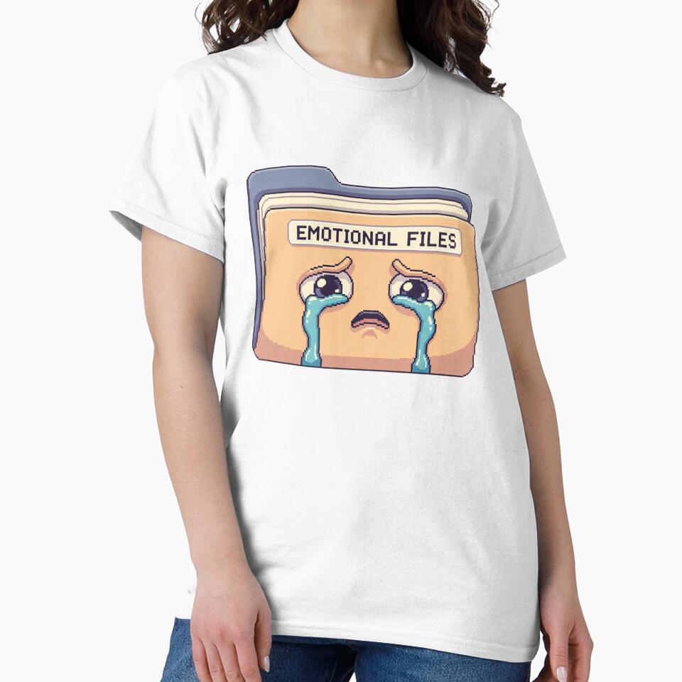 Emotional Files – Cute Pixel Folder by ShirtNook