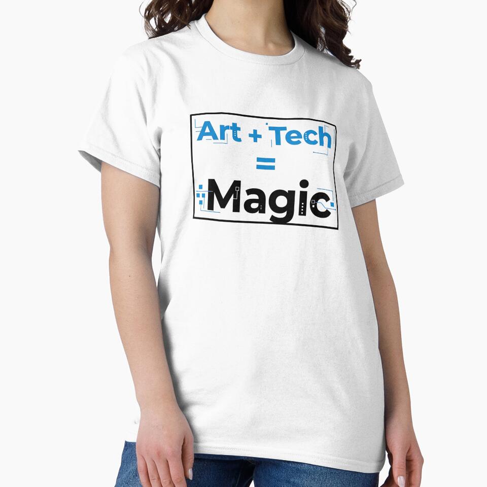 Art Tech Magic T-Shirt – Graphic Designer Creative Technology Tee by Muzgle