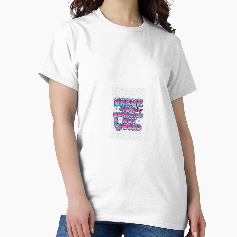Error 404 Motivation Not Found Y2K Glitch by tsnow2513