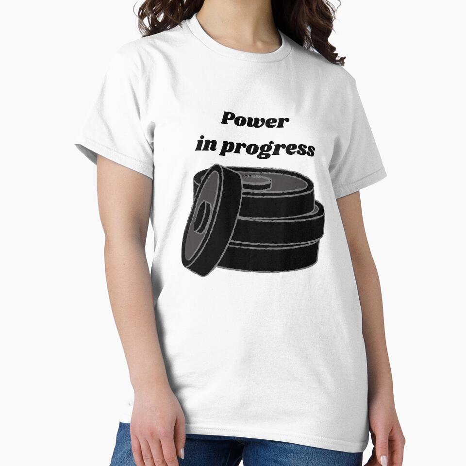 power in progress Minimal Fitness by AchraffPrint
