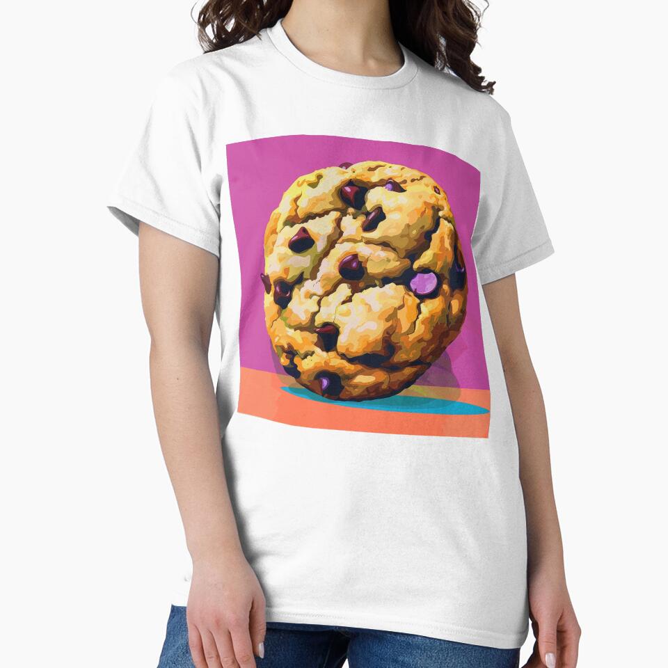 Chocolate Chip Cookie Pop Art 2 by AstroRisq