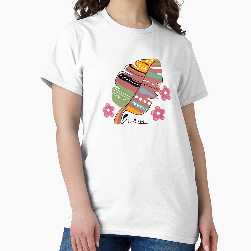 Colorful Boho Leaf by HappyLifeCreate