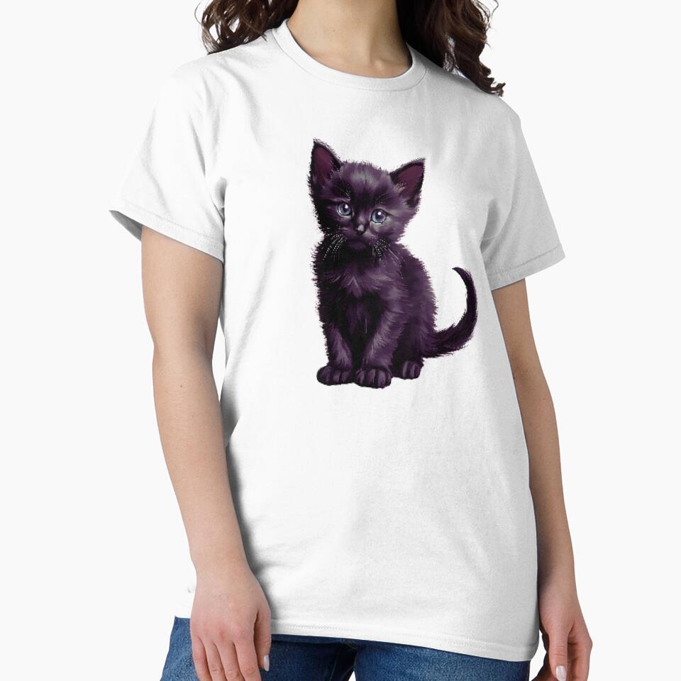 Pixel art blac cat by AlinaMalina24