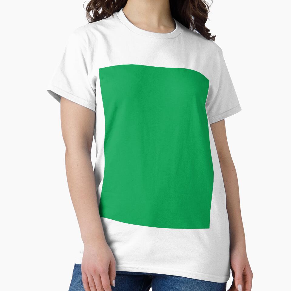 Plain Solid Color Medium Green Vivid Green Bright Green by mimihuang creations