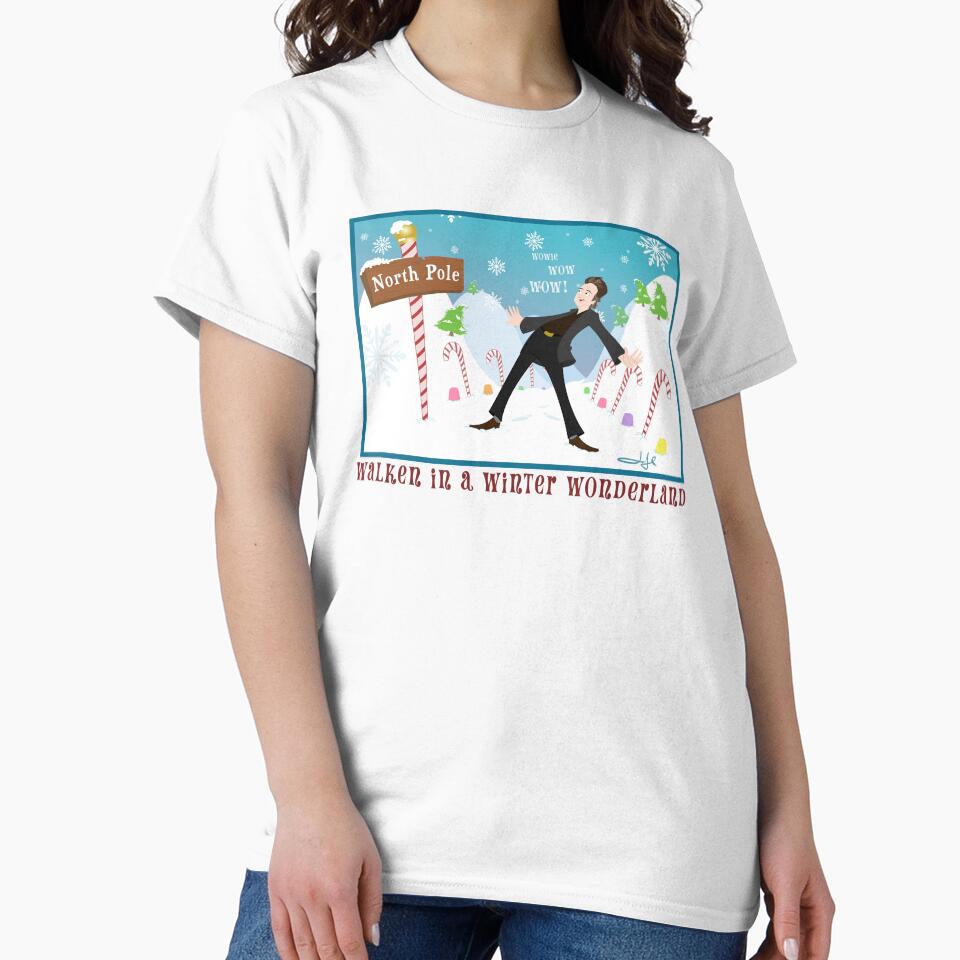 Walken in a Winter Wonderland, Funny Holiday Parody, Winter Wonderland Illustration by OptionJoe Art