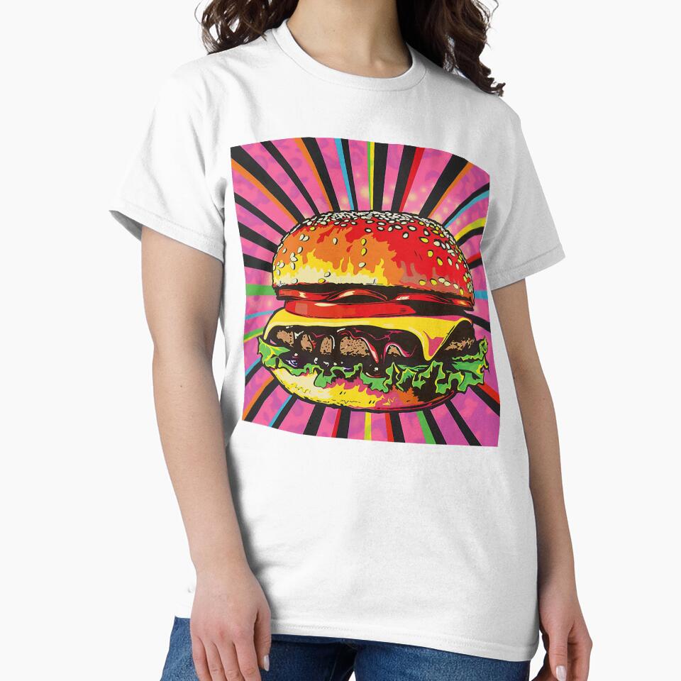 Hamburger Pop Art 8 by AstroRisq