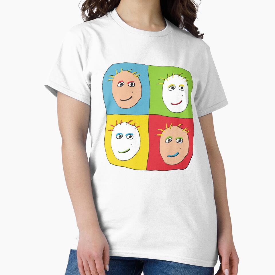 Pop Art Screen Print Faces by Mark-Ewbie