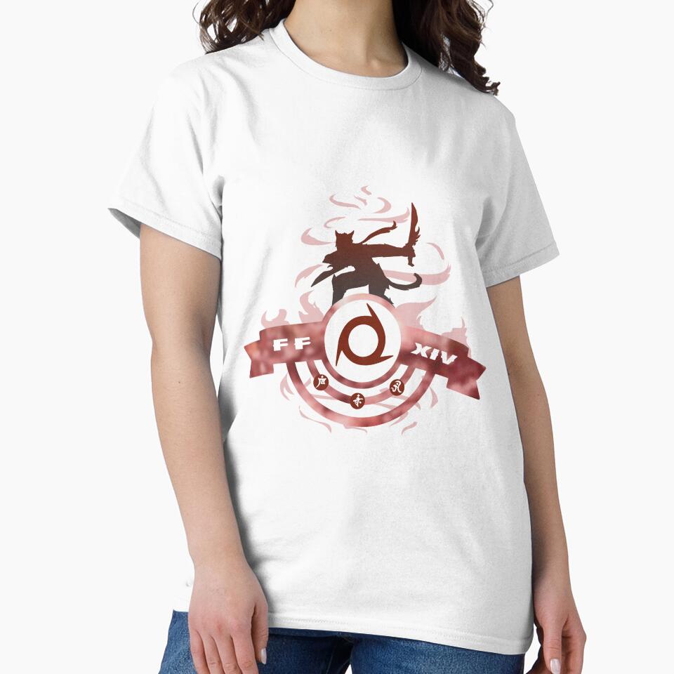 FFXIV Ninja - Ten Chi Jin (Red & Grey) by Hyulia