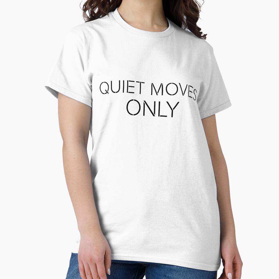Quiet Moves Only Recalibration Protocol Typography by PureTypeStudio