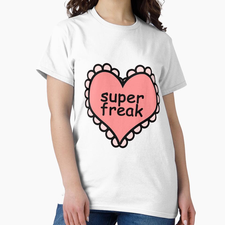 Offensive Heart Text - Super Freak by hunnydoll
