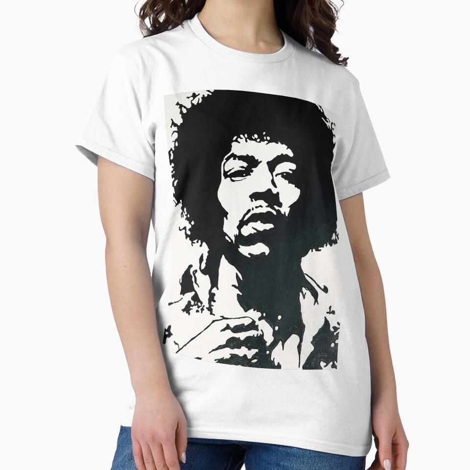 Hendrix Style Pop Art – Retro Music Legend Portrait by PopsmartUK