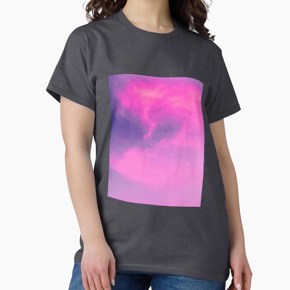 Pink and Purple Cotton Candy Clouds Sky by moremattie