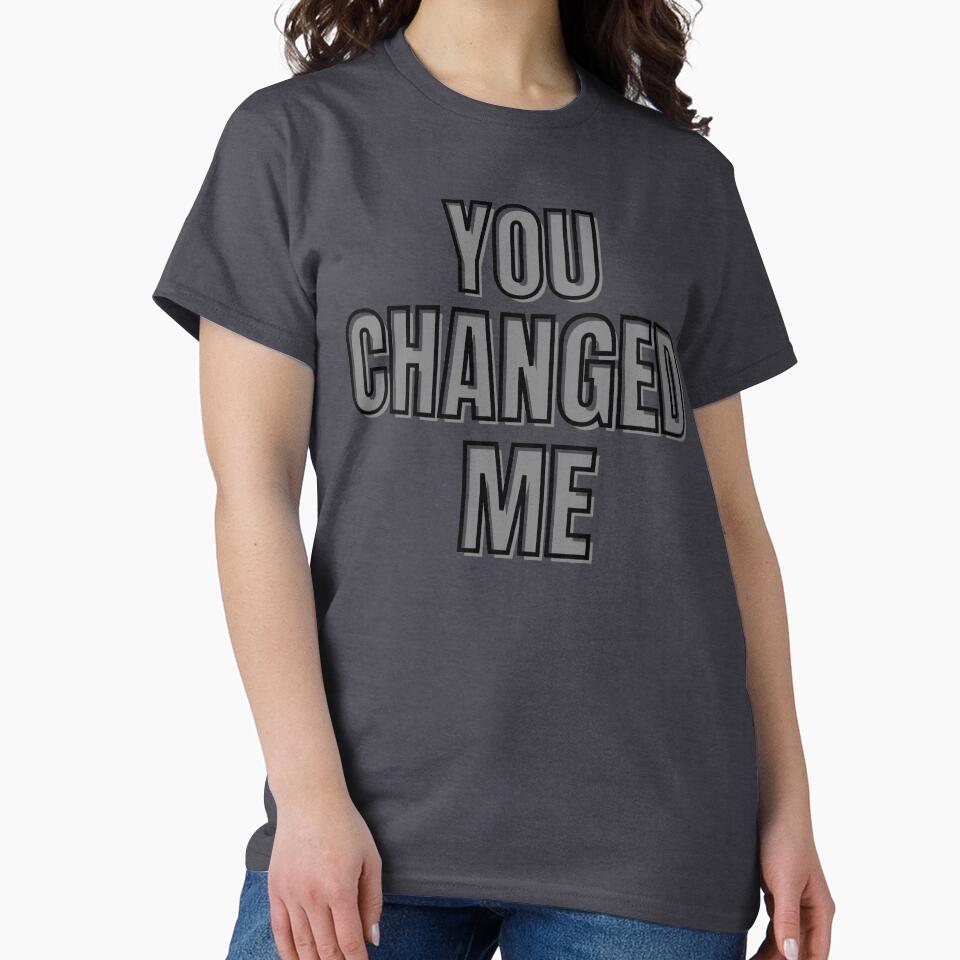 You Changed Me Emotional Quote Aesthetic Minimal Design by PrataeAesthetics