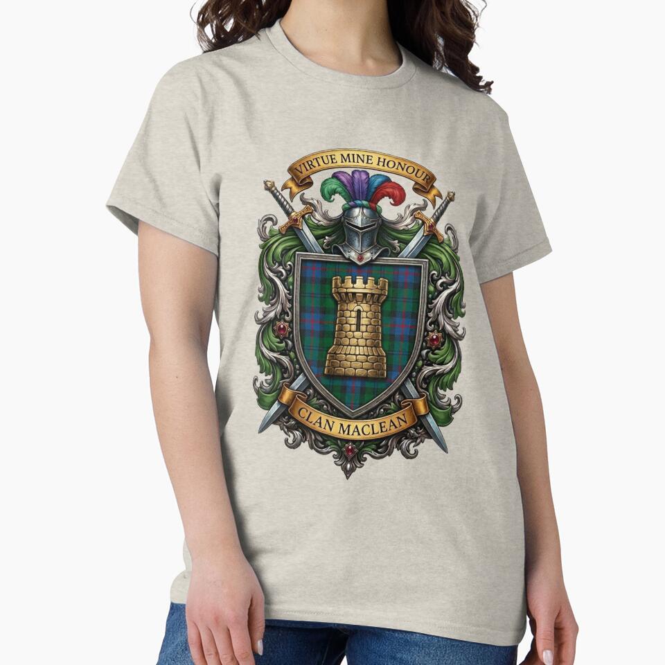 Clan MacLean Crest Badge by BagTown Clans