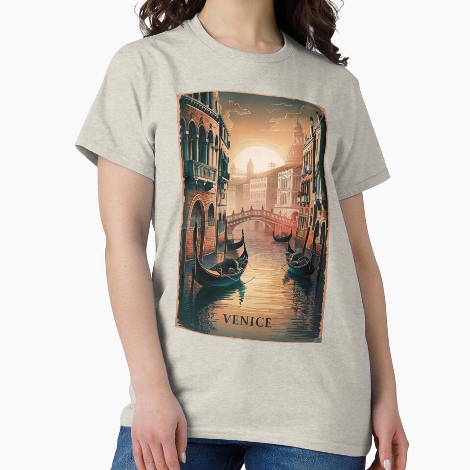 Venice Vintage Travel Poster by TravelerRat