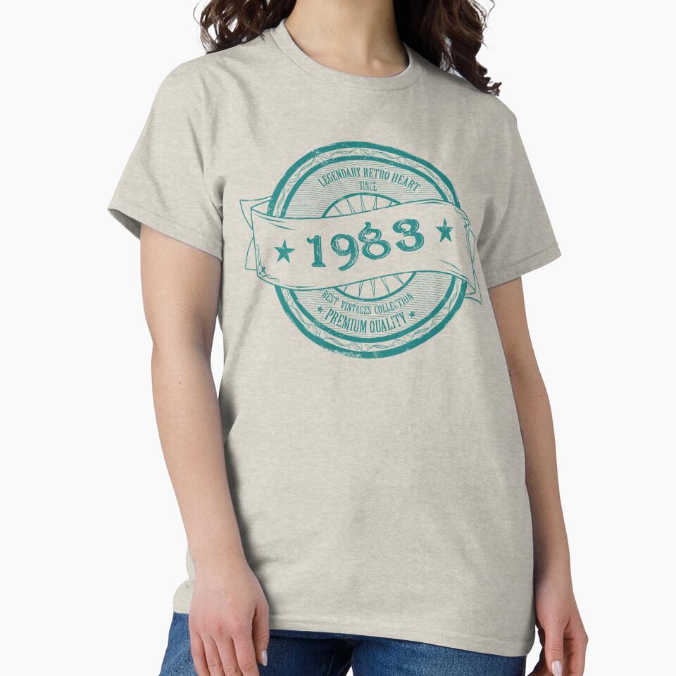 1983 RETRO VINTAGE CIRCLE LOGO by ArchersBoutique