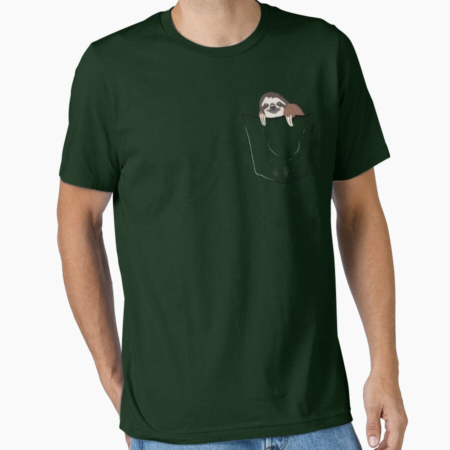 Sloth in a pocket by SxedioStudio
